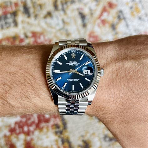 rolex datejust bright blue|rolex datejust 41 preis.